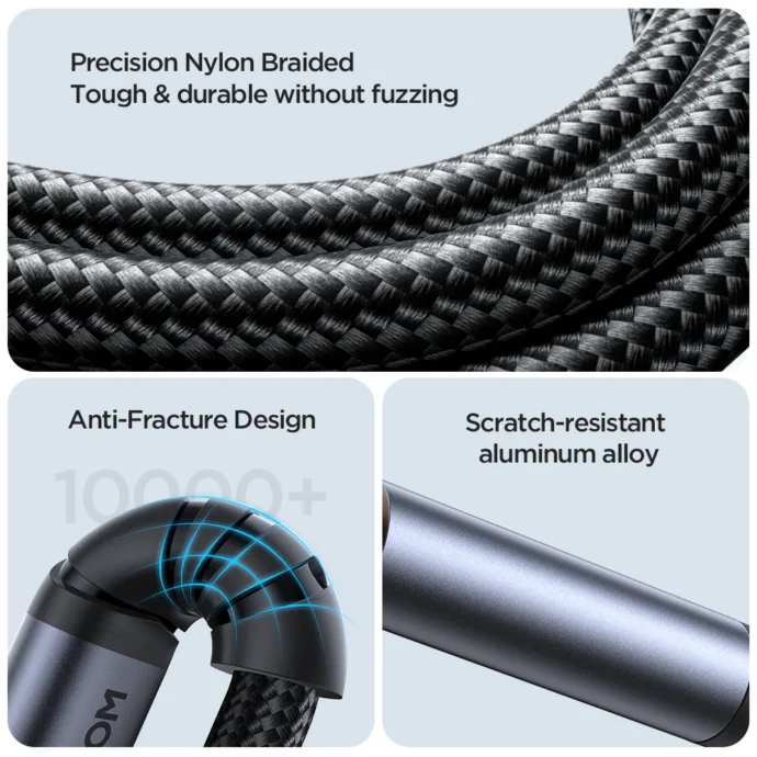 ⁦AUX Lightning(IP) Vers Jack 3.5mm SY-A06⁩ - الصورة ⁦4⁩