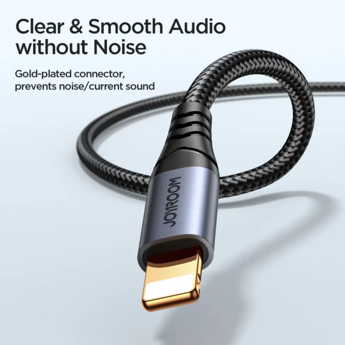 ⁦AUX Lightning(IP) Vers Jack 3.5mm SY-A06⁩ - الصورة ⁦3⁩